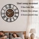 thumbnail image 3 of RELOJ Tixmtry Retro Decorativo de Madera Silencioso 61 cm, 3 of 9