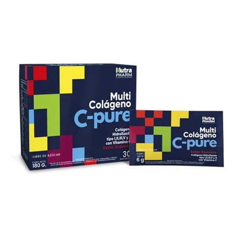 Nutrapharm - Multi Colágeno C-Pure X 30 Sachets