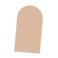 Bothyi - Calcomanía De Pared Con Arco De Pvc, Papel Tapiz Geométrico Para Cabecero, Sala De Estar Interior, Color Rosa