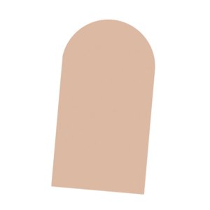 Bothyi - Calcomanía De Pared Con Arco De Pvc, Papel Tapiz Geométrico Para Cabecero, Sala De Estar Interior, Color Rosa