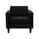 thumbnail image 1 of Sofa Retro 1c Felpa 00 Negro, 1 of 6