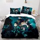thumbnail image 1 of Demon _ Slayer Demonlayer Bedding Set Sheet Set for Kids Adults,All Season Lightweight, 1 of 5