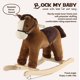 thumbnail image 2 of Rocking Horse Rock My Baby, marrón oscuro, para niños mayores de 18 años, 2 of 8