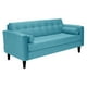 thumbnail image 2 of Sofa Retro 3c Felpa 00 Turquesa, 2 of 6
