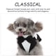 thumbnail image 2 of Conjunto De Traje De Esmoquin Con Pajarita Para Perro Pequeño, Camisa Formal Para Cachorro Y Gato Con Pajarita Ajustable Para Fiesta De Boda (negro), 2 of 5