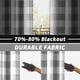 thumbnail image 3 of Cortinas térmicas DriftAway Buffalo Plaid, opacas, 132 x 244 cm, 3 of 9