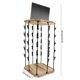 thumbnail image 5 of M Buder Estante Giratorio para Papas de 5 Niveles con 40 Clips y Base de Madera – Organizador de Snacks 360° para Uso en Oficina, Retail y Fiestas, 5 of 9