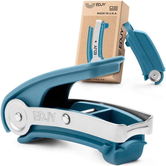 Cortador de uñas de los pies EDJY Precision de acero inoxidable azul