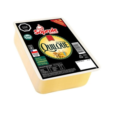 Queso Mantecoso Quilque Laminado 500 G Soprole