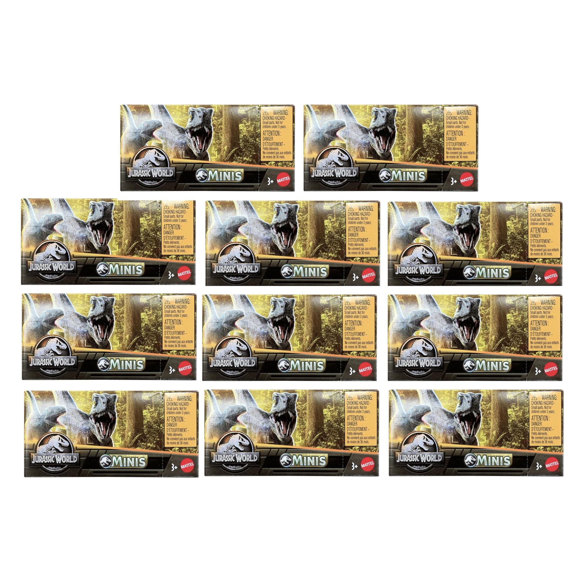 Figuras De Dinosaurios Mattel Jurassic World Minis Hpy13-956a X11