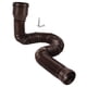 thumbnail image 3 of Extensión de bajante de canalón de lluvia para drenaje de , extensor de bajante de bajada de 47-150cm, Flexible para césped y patio al marrón, 3 of 4