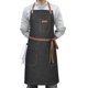 thumbnail image 1 of Delantal DingSay Trendy Negro de Denim con Bolsillos 86 cm, 1 of 9