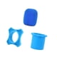 thumbnail image 4 of Soporte De La Manga Del Fondo De La Cubierta De La Esponja Micrófona Para La Actuación En Vivo Del Habla Azul, 4 of 5