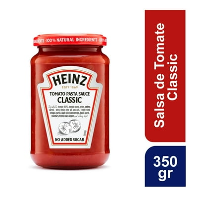 Salsa De Tomate Clasica Frasco 350 G Heinz