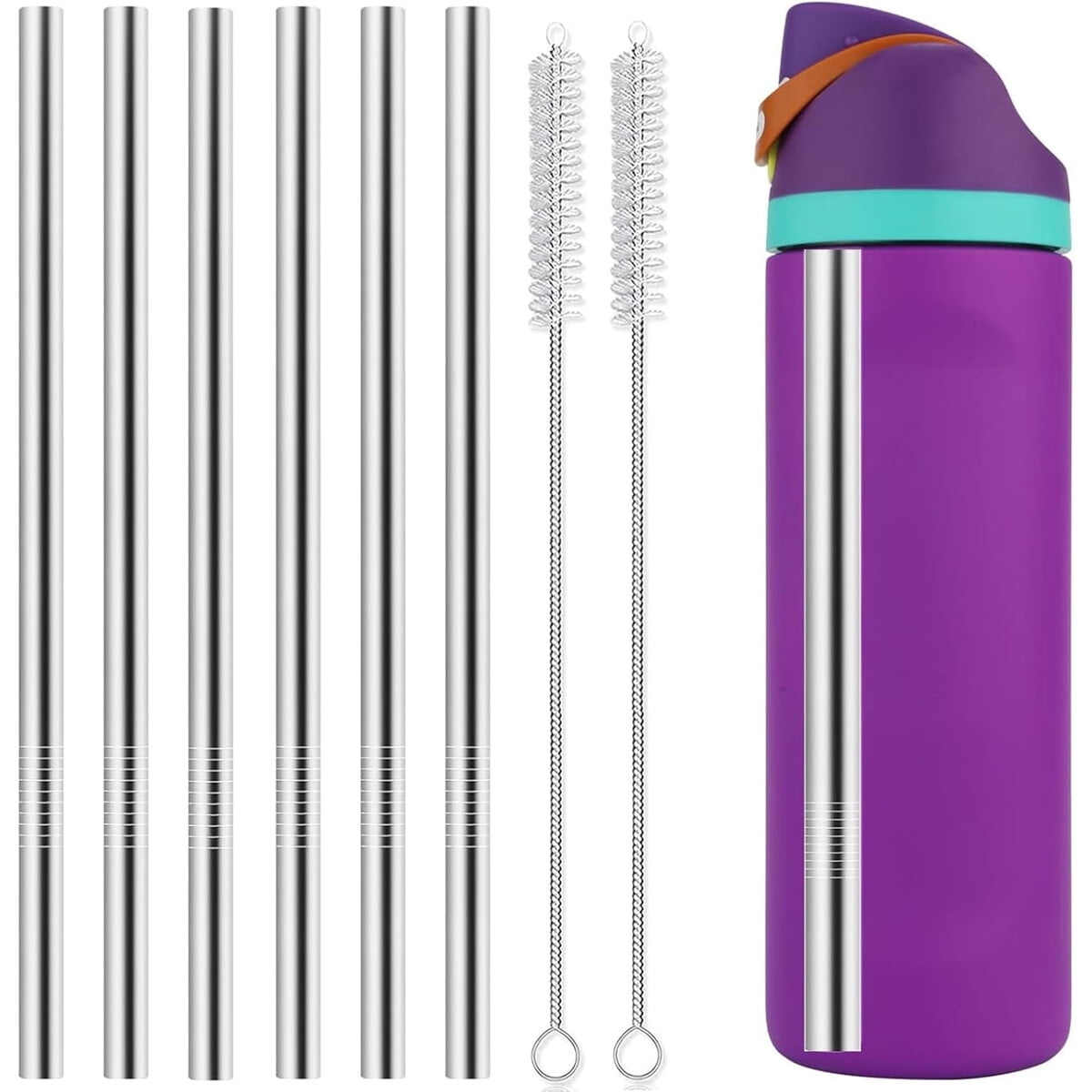 Bombilla Metalica Esayendder Owala 24oz 32oz Acero 6 Unid