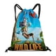 thumbnail image 1 of La Vida Salvaje Mochila de Cuerdas para Deportes y Gimnasio, Bolsa de Cuerdas Resistente al Agua, Bolsa Cinch, 30×40cm, 1 of 6