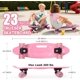 thumbnail image 2 of Patineta Nattork Mini Cruiser de 60 cm con Mango Rosa, 2 of 5