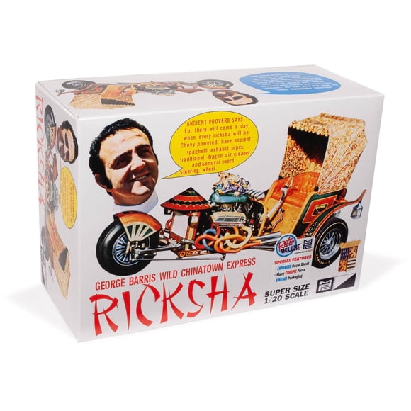 Auto de modelo die-cast MPC George Barris Ricksha Show Rod 1:20