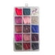 thumbnail image 1 of Uñas postizas a presión, cobertura total, coloridas, para salón de uñas, con taladro decorativo., 1 of 5