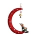 thumbnail image 4 of Colgante Navideño En Forma De Luna, Adorno Navideño De Hierro Para Regalos Navideños, Fiesta, Luna, Ciervo, 4 of 5