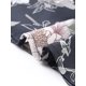 thumbnail image 5 of INSPIRE CHIC Blusas de Trabajo de Satén para Mujeres con Manga Corta Vintage Floral Blusa Casual de Negocios S Azul Oscuro, 5 of 6