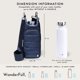 thumbnail image 4 of Bolso WanderFull con soporte para botella de 32 oz – Azul marino, 4 of 6