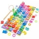 thumbnail image 2 of Tabla Madera Abaco Encaje Pesca Letras Numeros 6 En 1, 2 of 3
