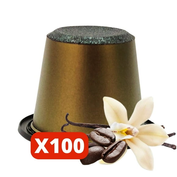 Vainilla Delicia Aromatizado - 100 cápsulas de café compatibles con Nespresso®