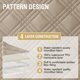 thumbnail image 3 of Fundas de sofá H.VERSAILTEX, impermeables y lavables, color marrón y beige, 3 of 8