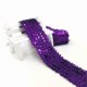 thumbnail image 1 of suxuMhao Cinta Elástica de Lentejuelas, Morado Oscuro, 1 Rollo, 1.89in*10.94YD, Ribete de Lentejuelas, Tira de Lentejuelas, Cinta de Lentejuela, Cintas para Manualidades, Cinta Decorativa, Cinta, 1 of 4