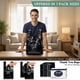 thumbnail image 2 of Camiseta Yoyo-Rain Thank You con forma de bolsa de compras, 100 unidades, negra, 2 of 7