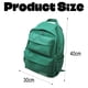 thumbnail image 5 of Mochila de lona para mujer, con doble bolsillo, de gran capacidad, para estudiantes, estilo universitario, informal y moderna., 5 of 5