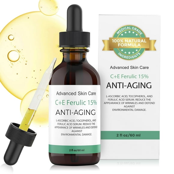 Suero para la piel Advanced Skin Care con 15 % de vitamina C y ácido ferúlico (60 ml)