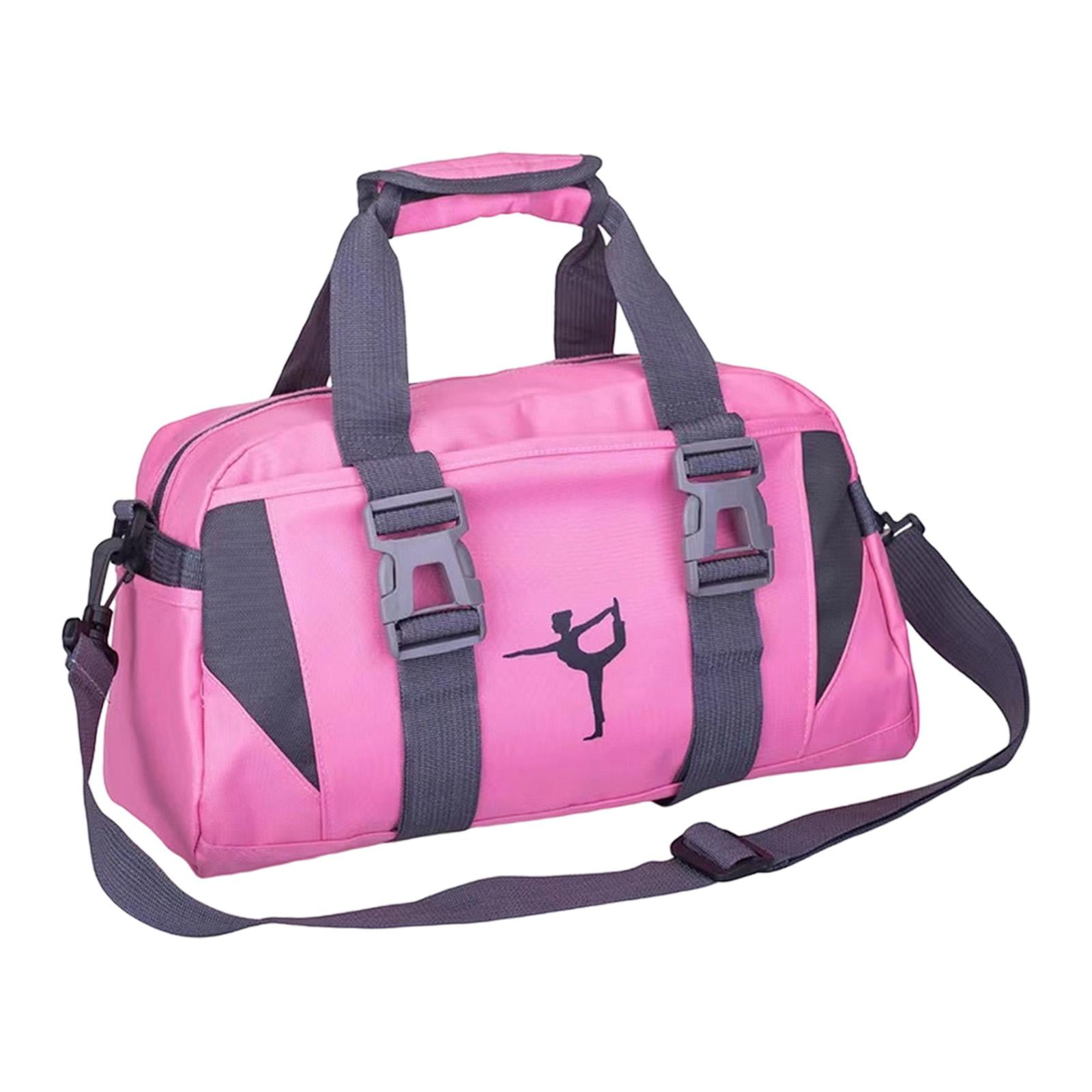 Magideal - Bolsa Deportiva De Gimnasio, Bandolera Para Artículos De Aseo, Bolso Ligero Con Correa Ajustable Para Acampar, Al Aire Libre, Gimnasio Y Entrenamiento Rosa