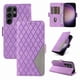 thumbnail image 1 of Funda Cartera para Samsung Galaxy S24 Ultra con Tarjetero Soporte y Correa Morado, 1 of 6