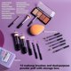 thumbnail image 2 of Set de 14 Brochas de Maquillaje Sintéticas Naranja BS-MALL, 2 of 6
