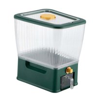 Magideal - Dispensador De , Contenedor De De 22 Lb, Contenedor De Almacenamiento De Grande, Dispensador De Almacenamiento De Alimentos Secos De , Verde