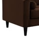 thumbnail image 4 of Sofa Retro 3C Felpa 00 Chocolate, 4 of 6