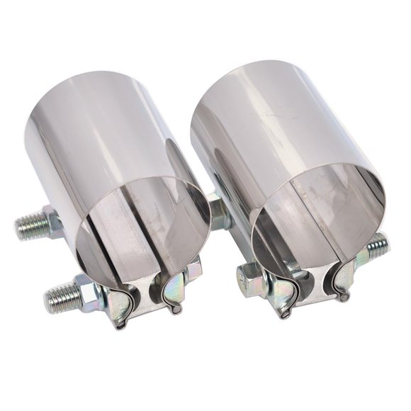 Abrazadera de banda para escape eLifecenter 5 cm acero inoxidable 304