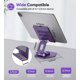thumbnail image 4 of Soporte para tableta SOJUNER giratorio con base giratoria de 360 grados, color morado, 4 of 6