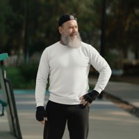 T-World - Polerón Unisex Algodón Afranelado Básico Antipilling Blanco