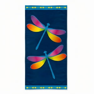 Chiteco - Toalla De Playa Velour Dragonfly