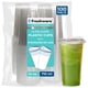 thumbnail image 1 of Vasos desechables de plástico Freshware de 700 ml con tapas sin pajitas, 1 of 3