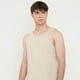 thumbnail image 3 of Polera Hombre Lisa Sin Mangas Ecru Corona, 3 of 5