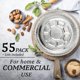thumbnail image 5 of Bandejas de Aluminio Spare Essentials 18 cm, Pack de 55 con Tapas, 5 of 8
