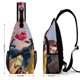 thumbnail image 2 of Planeta del Tesoro Riñonera Bandolera con Estampado Integral para Hombres y Mujeres, Bolso Cruzado Gráfico de Tendencia, Mochila de Hombro Streetwear para Ciclismo y Deportes, Riñonera Versátil Casual, 2 of 6