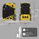 thumbnail image 5 of Bolsa rodante ZUCA Stealth con ruedas parpadeantes y marco amarillo, 5 of 8
