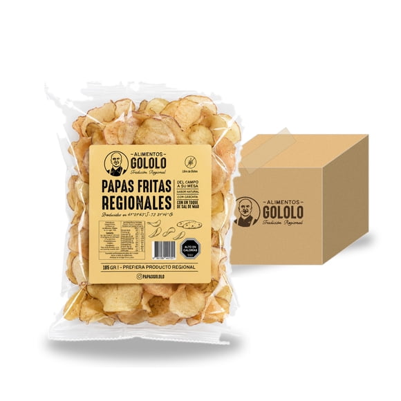 Pack 5 Papas Regionales Gololo 185 g