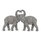 thumbnail image 1 of Estatuas De Elefante, Adorno De Mesa, Escultura De Resina Para Oficina, Estantería, Dormitorio, Pareja De Elefantes, 1 of 3
