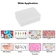thumbnail image 5 of Caja de almacenamiento transparente rectangular con tapa, caja de polipropileno, caja de embalaje de plástico transparente de 150 mm de largo., 5 of 5